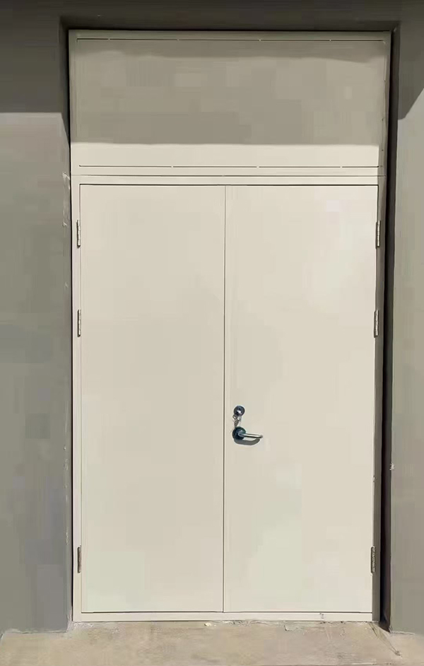 展览馆项目完成大跨度岳普湖防火门安装